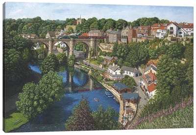 Knaresborough Yorkshire Canvas Art Print