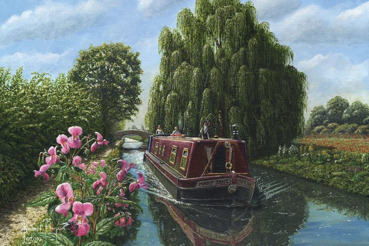 Mary Jane, Chesterfield Canal, Nottinghamshire, England by Richard Harpum wall art