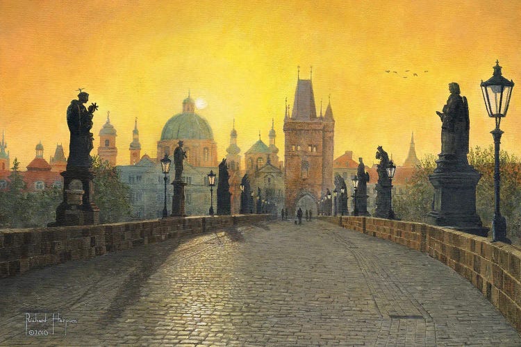 Misty Dawn, Charles Bridge, Prague