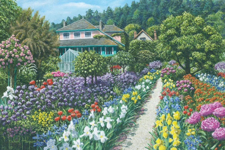 Monet's Garden, Giverny, France by Richard Harpum wall art