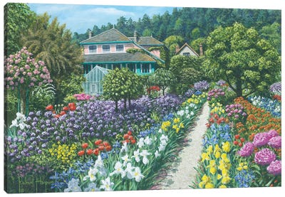 Monet's Garden, Giverny, France Canvas Art Print - Normandy