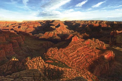 The Grand Canyon From South Kaibab Trail by Richard Harpum art print
