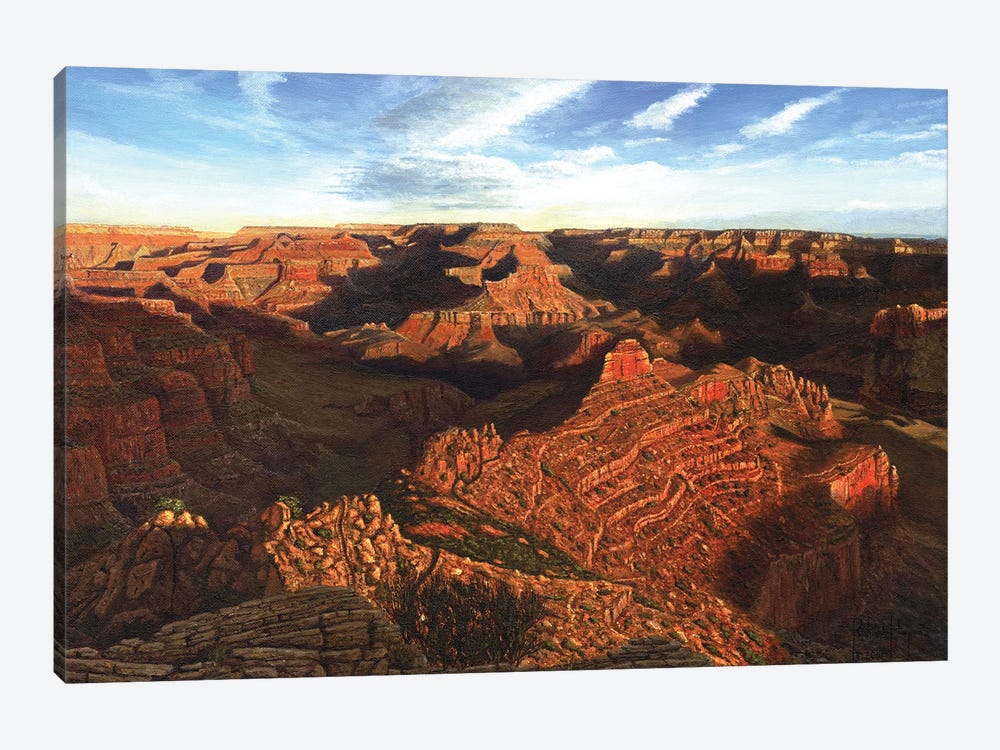 The Grand Canyon From South Kaibab Trail by Richard Harpum 1-piece Canvas Art