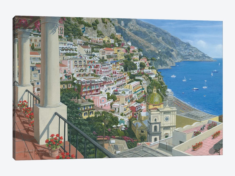 Positano Vista, Amalfi Coast, Italy by Richard Harpum 1-piece Canvas Artwork