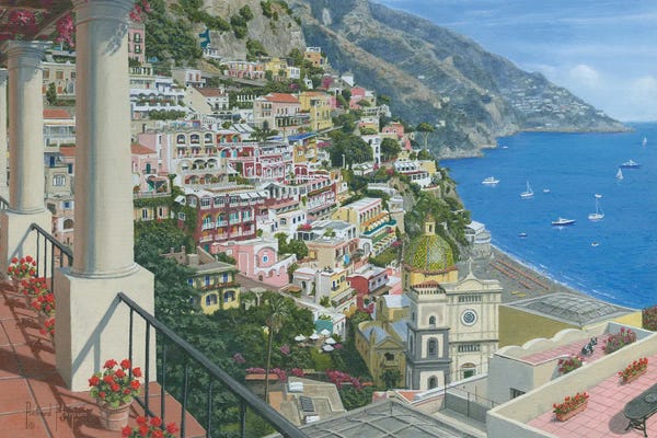 Campania: Positano Vista, Amalfi Coast, Italy by Richard Harpum