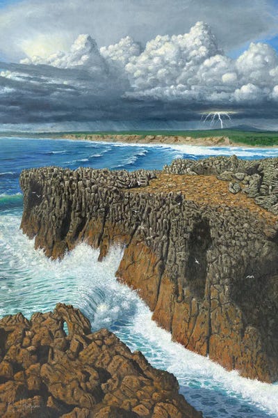 Portugal: Atlantic Breakers, Pontal, Portugal by Richard Harpum