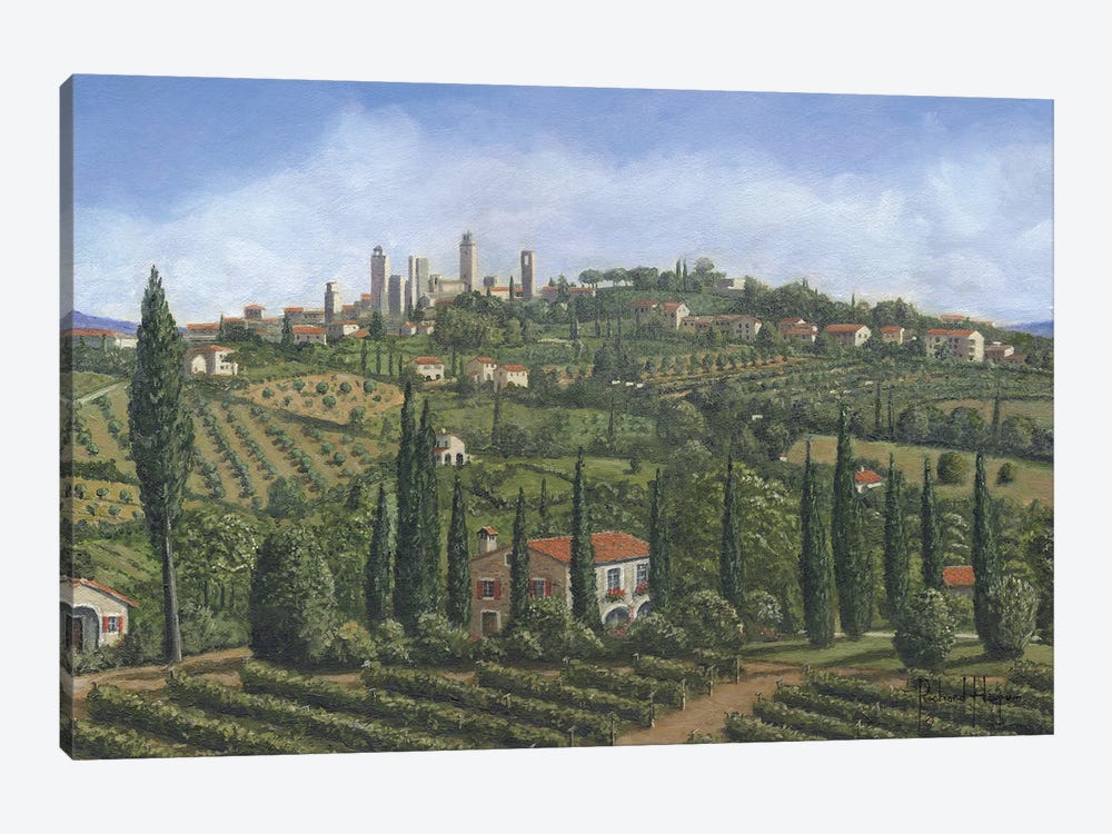 San Gimignano, Tuscany, Italy by Richard Harpum 1-piece Canvas Wall Art