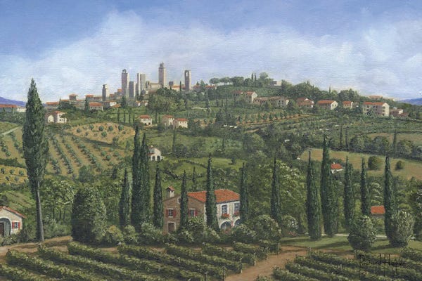 Artistic Travels: San Gimignano, Tuscany, Italy by Richard Harpum