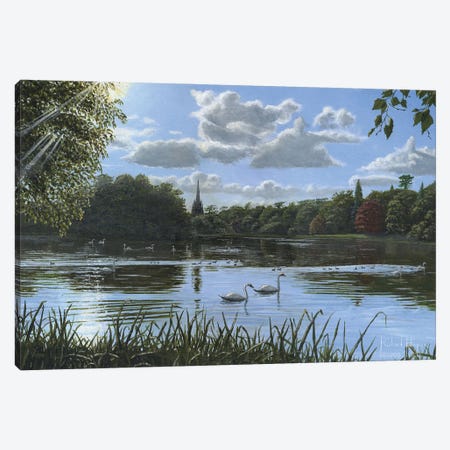 September Afternoon In Clumber Park, Nottinghamshire, England Canvas Print #RHU54} by Richard Harpum Canvas Art Print