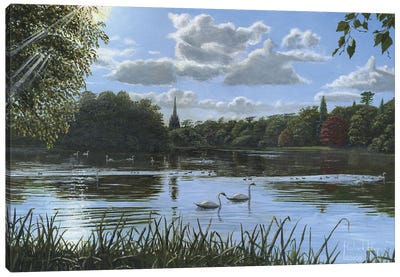 September Afternoon In Clumber Park, Nottinghamshire, England Canvas Art Print - Richard Harpum