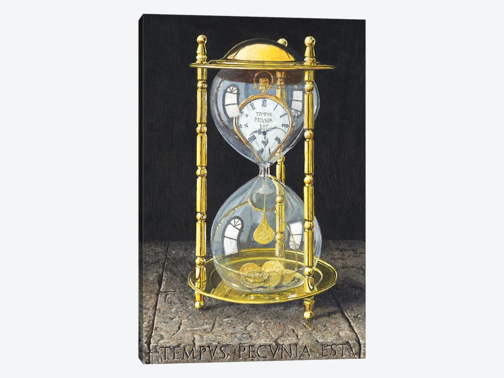 Tempus Pecunia Est (Time Is Money) by Richard Harpum 1-piece Art Print