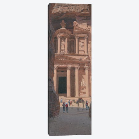 The Treasury, Petra, Jordan Canvas Print #RHU63} by Richard Harpum Canvas Art Print