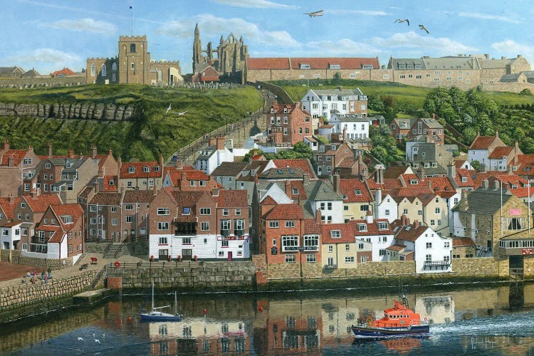 Whitby Harbour, North Yorkshire, England