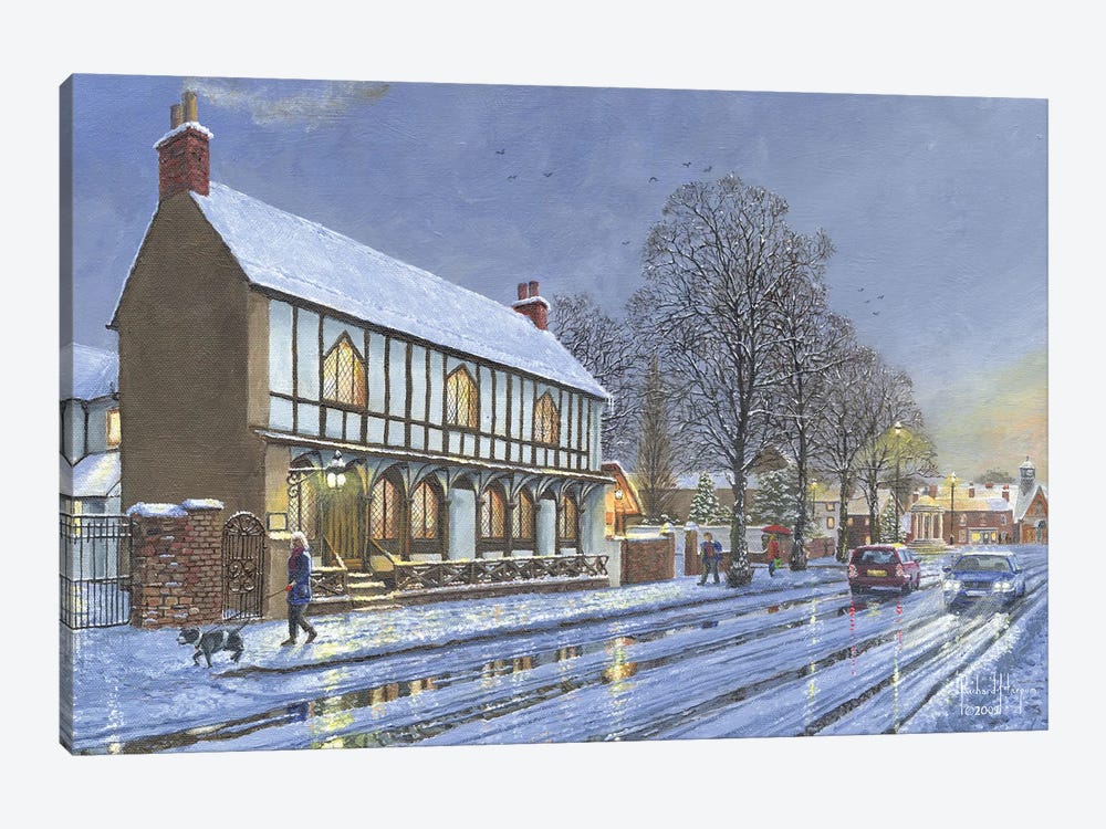 Winter Glow, Parish Room, Tickhill, Yorkshire by Richard Harpum 1-piece Canvas Print
