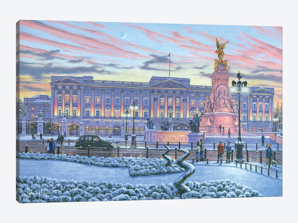 Winter Lights, Buckingham Palace, London by Richard Harpum 1-piece Canvas Art