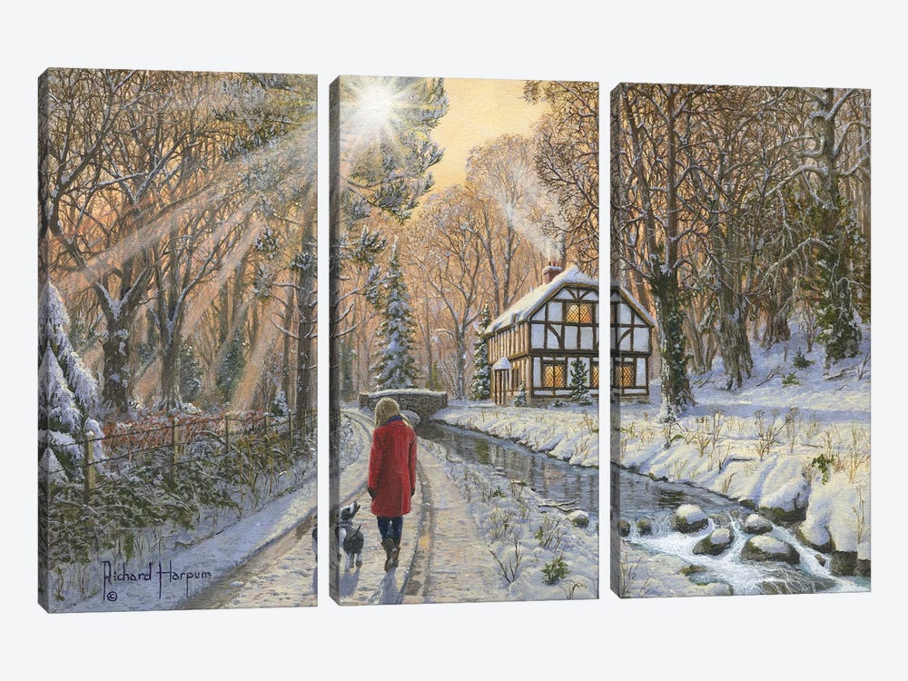 Winter Woodland by Richard Harpum 3-piece Art Print