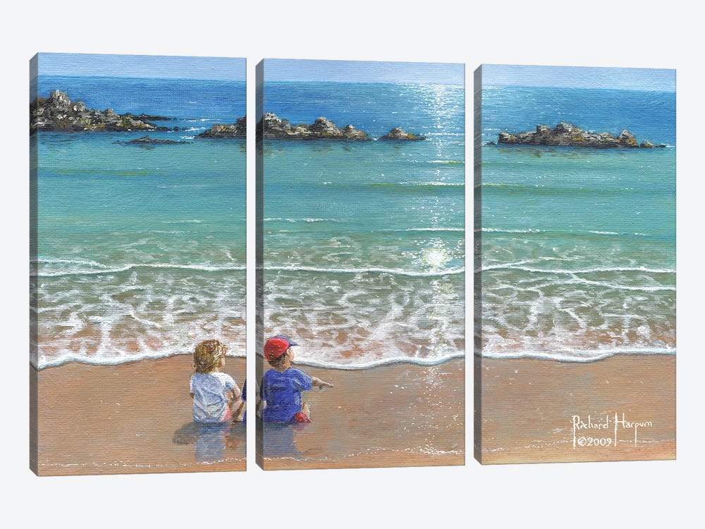 You And Me by Richard Harpum 3-piece Canvas Print