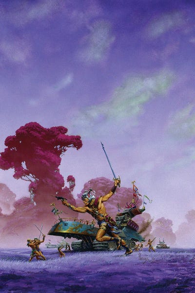 Comic Book Characters: Escape On Venus (Carson of Venus®) by Richard Hescox