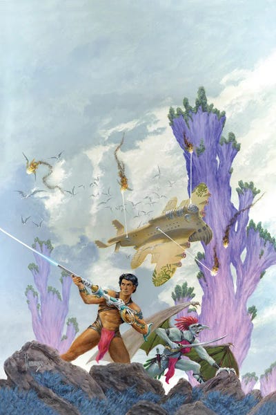 Comic Book Characters: Skies Of Venus (Carson of Venus®) by Richard Hescox