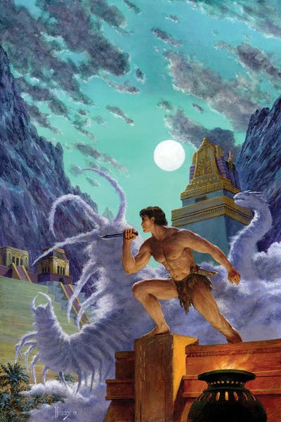 Fictional Characters: Tarzan® and the Valley of Gold by Richard Hescox