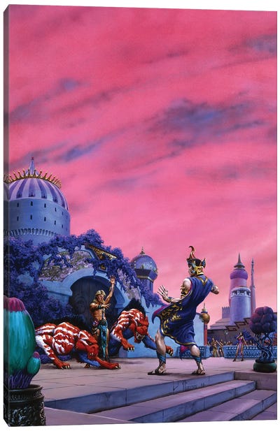 The Wizard Of Venus Canvas Art Print - The Edgar Rice Burroughs Collection