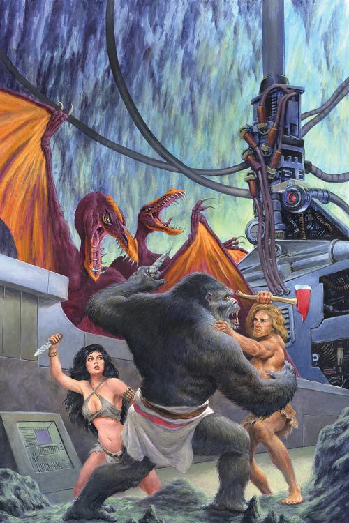 Mahars Of Pellucidar® by Richard Hescox wall art