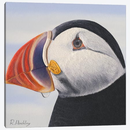 Puffin Canvas Print #RHY18} by Russell Hinckley Canvas Art