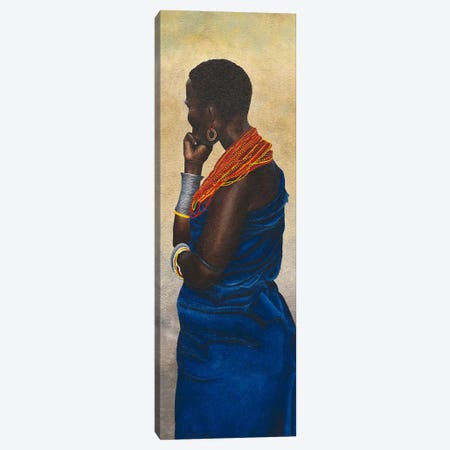 Samburu Tribal Woman III Canvas Print #RHY22} by Russell Hinckley Canvas Print