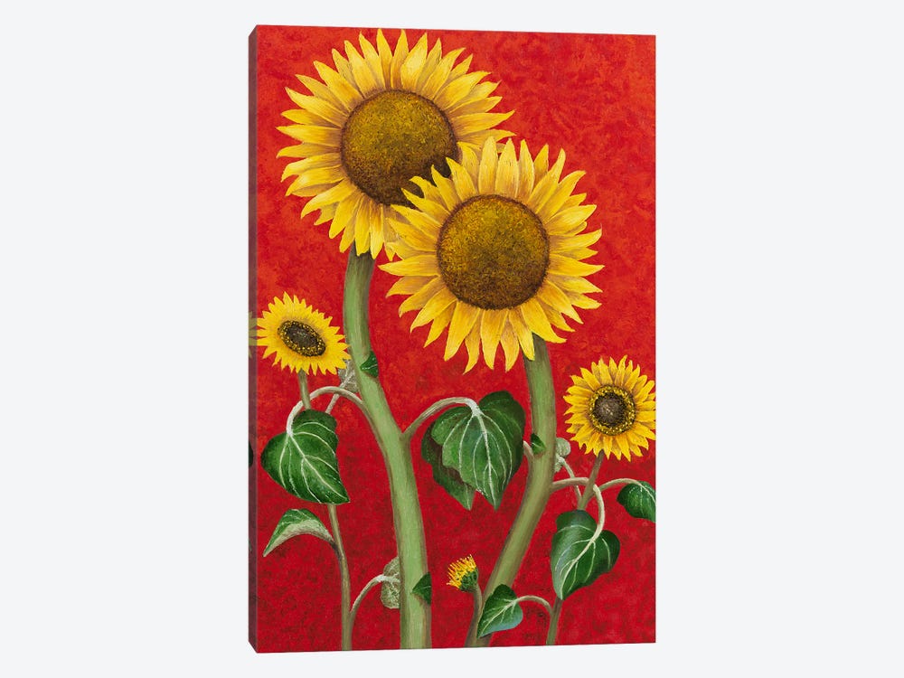 Sunflower Family by Russell Hinckley 1-piece Canvas Wall Art