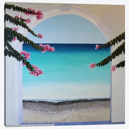 Azure Window Canvas Print #RHY4} by Russell Hinckley Canvas Art