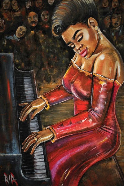 Pianos: Black Keys Only by Artist Ria