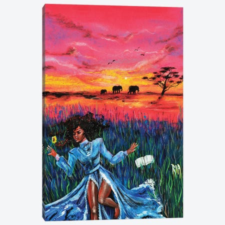 Holding Onto My Only Sun Canvas Print #RIA110} by Artist Ria Canvas Art Print