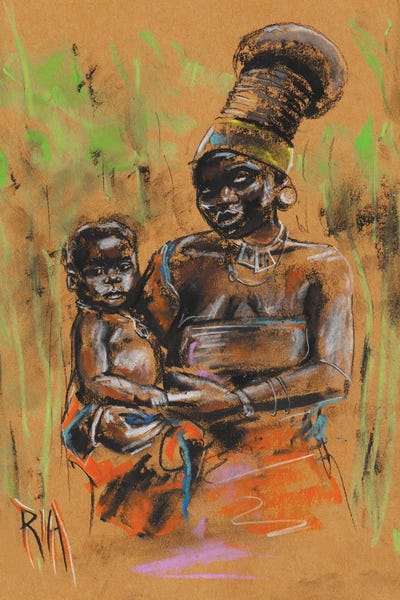 Artist Ria: Mangbetu by Artist Ria