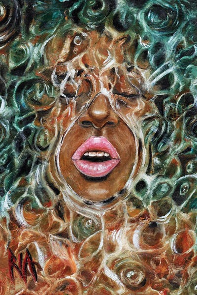 Lips: Sea Level Is Her New See Level! by Artist Ria