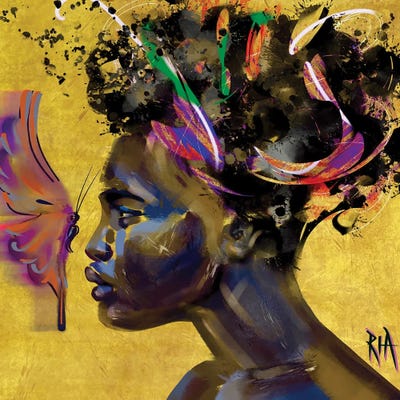 Forever Is A Spec In Eternity by Artist Ria art print