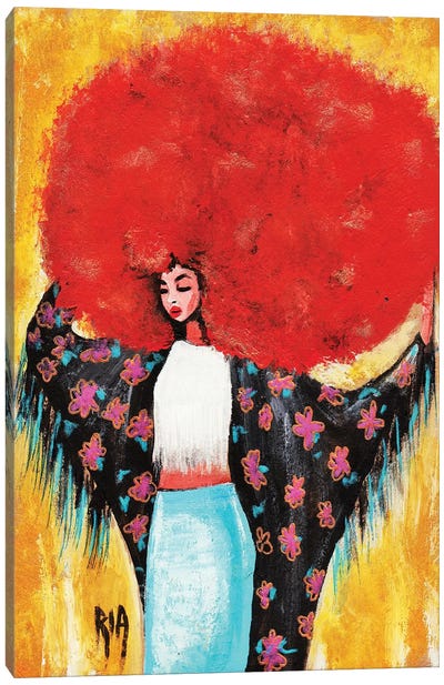 Flower Girl- Spring For Me Canvas Art Print - Artist Ria