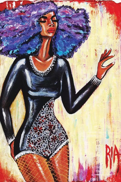 Women's Empowerment: Glamorous Grace by Artist Ria