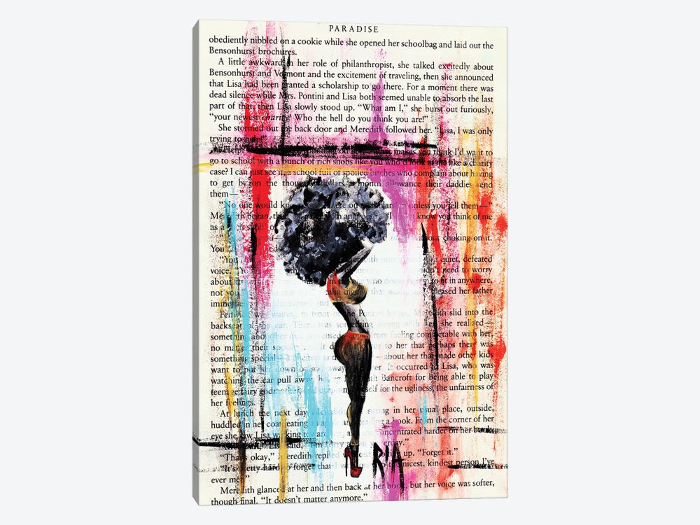 I Know What You Like... But She Is Not Me by Artist Ria 1-piece Canvas Art Print