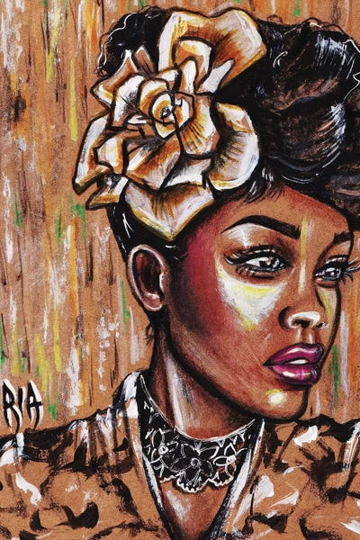 Intrigued by Artist Ria art print