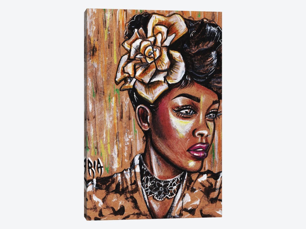 Intrigued by Artist Ria 1-piece Canvas Art Print