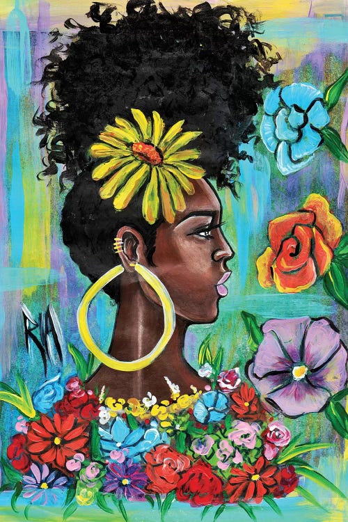 Late Bloomer by Artist Ria wall art
