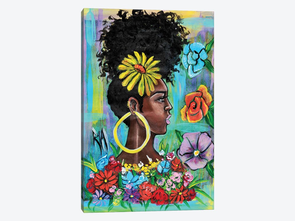 Late Bloomer by Artist Ria 1-piece Canvas Art