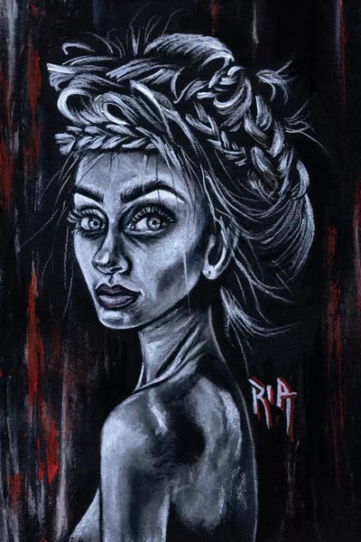 Leave Me by Artist Ria art print