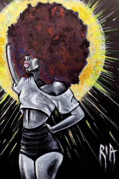 Black Lives Matter: Let It Shine by Artist Ria