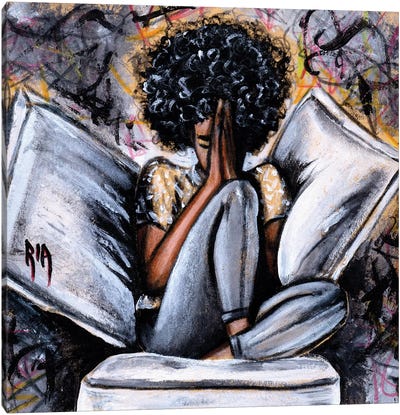 All I Have... Canvas Art Print - #BlackGirlMagic