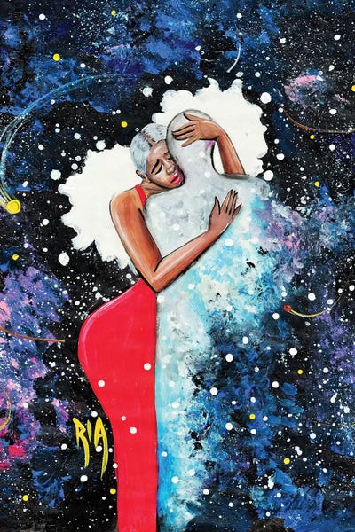 Fine Art: Love, I Left Earth To Find You, But You Just Gave Me More Space by Artist Ria