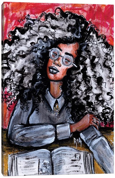 Love My Beautiful Mind Canvas Art Print - Black Lives Matter Art