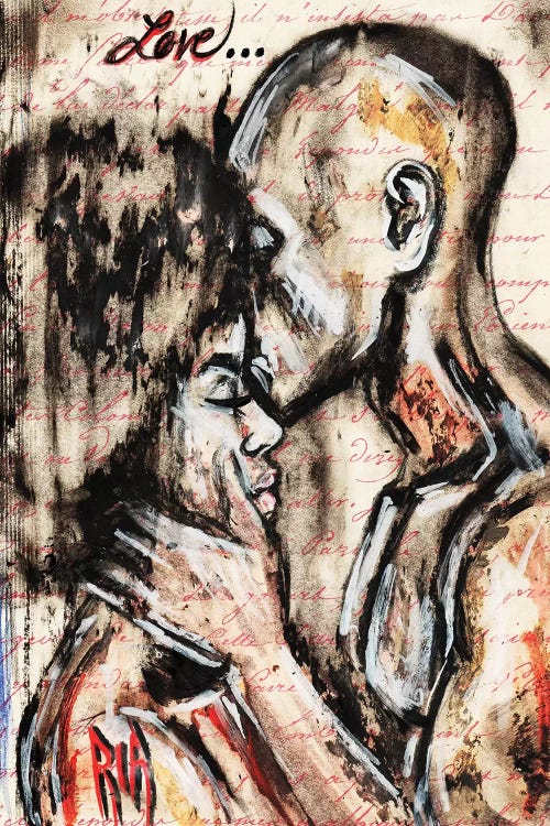 Love Story by Artist Ria wall art