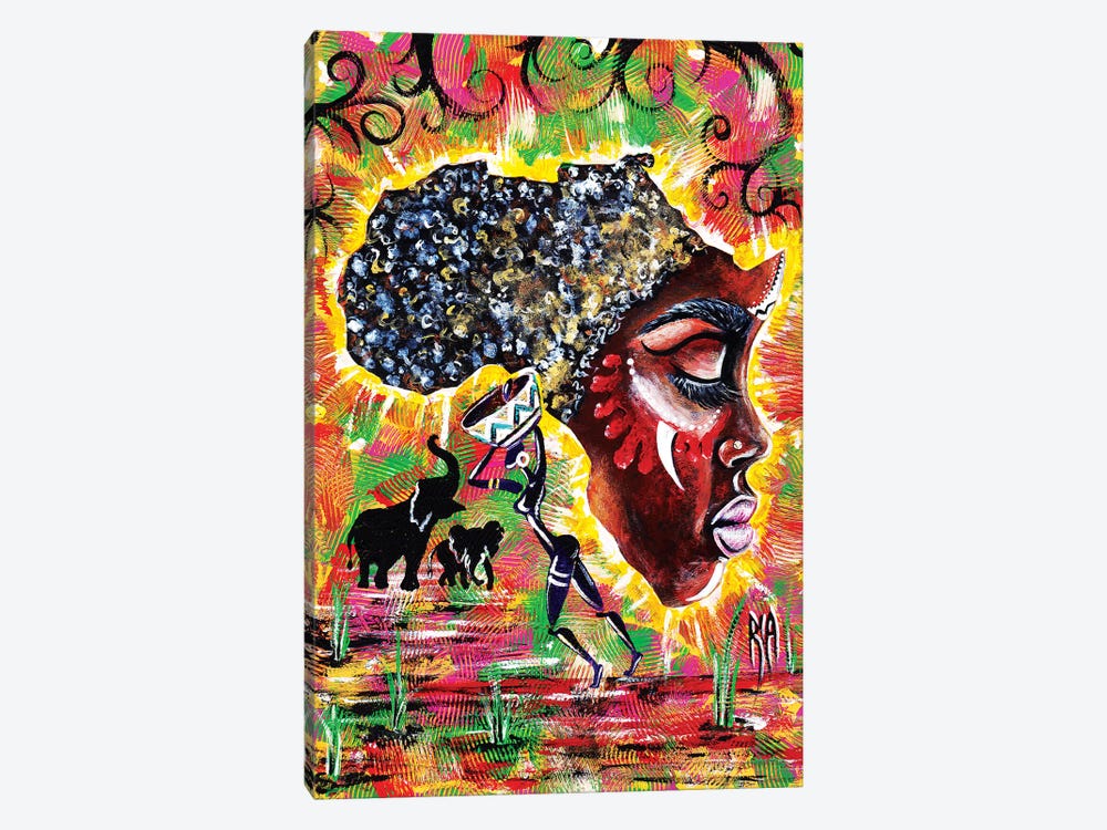 Mama Afrika by Artist Ria 1-piece Art Print