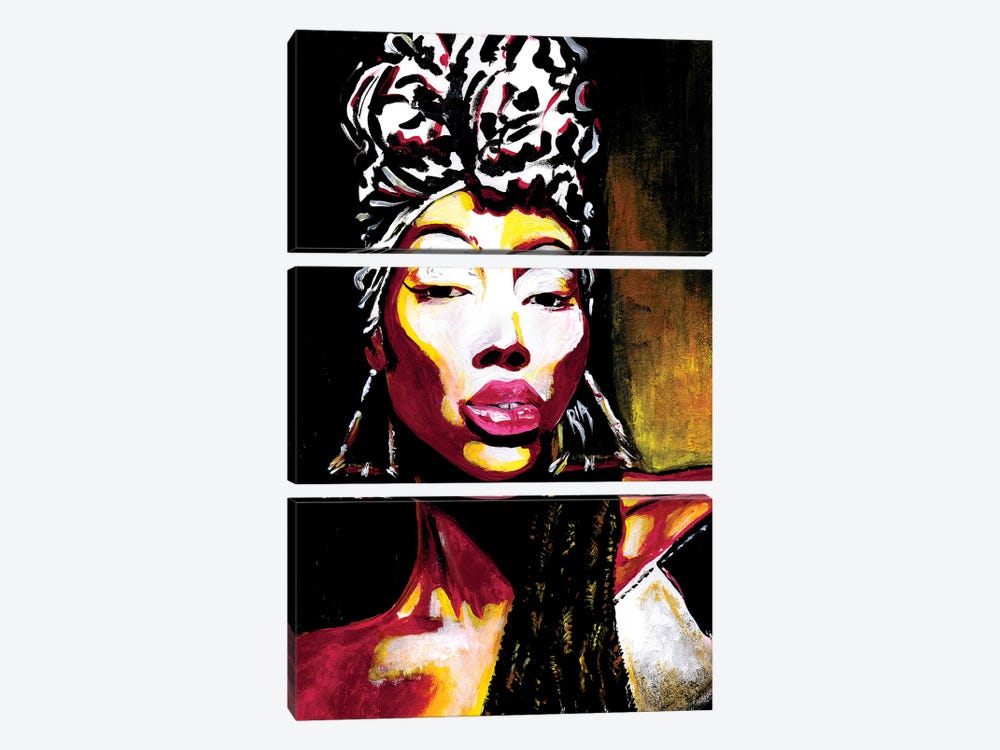 Queen Of Kings by Artist Ria 3-piece Canvas Print